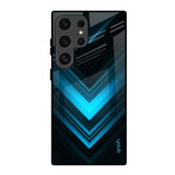 Vertical Blue Arrow Samsung Galaxy S24 Ultra 5G Glass Back Cover Online