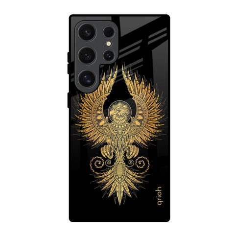 Mythical Phoenix Art Samsung Galaxy S24 Ultra 5G Glass Back Cover Online