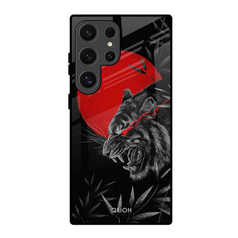Red Moon Tiger Samsung Galaxy S24 Ultra 5G Glass Back Cover Online