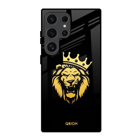Lion The King Samsung Galaxy S24 Ultra 5G Glass Back Cover Online