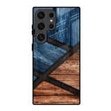 Wooden Tiles Samsung Galaxy S24 Ultra 5G Glass Back Cover Online