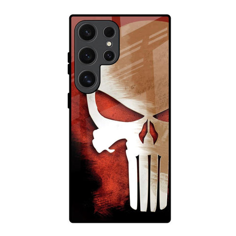 Red Skull Samsung Galaxy S24 Ultra 5G Glass Back Cover Online