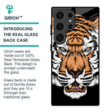 Angry Tiger Glass Case For Samsung Galaxy S24 Ultra 5G