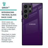 Dark Purple Glass Case for Samsung Galaxy S24 Ultra 5G