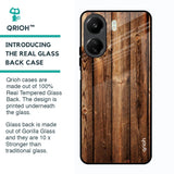 Timber Printed Glass Case for Redmi 13C