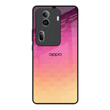 Geometric Pink Diamond Oppo Reno11 Pro 5G Glass Back Cover Online