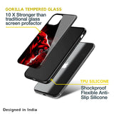 Red Angry Lion Glass Case for Apple iPhone 13 Mini