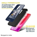 Struggling Panda Glass Case for Realme 9 5G