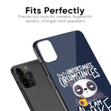 Struggling Panda Glass Case for Apple iPhone 8 Plus