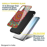 Elegant Mandala Glass Case for Samsung Galaxy S10