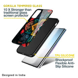 Retro Gorgeous Flower Glass Case for Samsung Galaxy S10