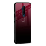 Wine Red Glass Case For OnePlus 10T 5G