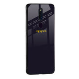 Deadlock Black Glass Case For Oppo F11 Pro