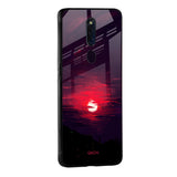 Morning Red Sky Glass Case For Oppo Reno6