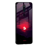 Morning Red Sky Glass Case For Oppo Find X2