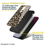 Leopard Seamless Glass Case For Oppo A16K