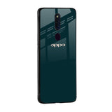 Hunter Green Glass Case For Oppo A96