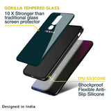 Hunter Green Glass Case For Oppo A96