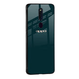 Hunter Green Glass Case For Oppo Reno7 5G