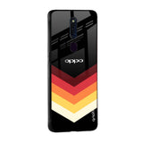 Abstract Arrow Pattern Glass Case For Oppo A96