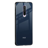Overshadow Blue Glass Case For Poco X3