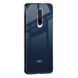 Overshadow Blue Glass Case For Poco M2 Pro