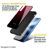 Wine Red Glass Case For Realme 10 Pro Plus 5G