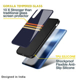 Tricolor Stripes Glass Case For Realme 9 5G