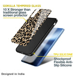 Leopard Seamless Glass Case For Realme C35
