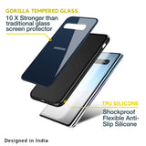 Overshadow Blue Glass Case For Samsung Galaxy Note 20