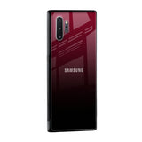 Wine Red Glass Case For Samsung Galaxy A21s