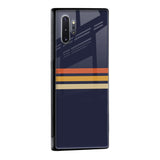 Tricolor Stripes Glass Case For Samsung Galaxy M53 5G