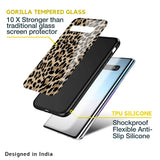 Leopard Seamless Glass Case For Samsung Galaxy S10 lite