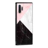 Marble Collage Art Glass Case For Samsung Galaxy A03s