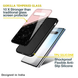 Marble Texture Pink Glass Case For Samsung Galaxy M53 5G