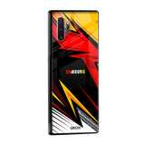 Race Jersey Pattern Glass Case For Samsung Galaxy M12