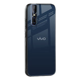 Overshadow Blue Glass Case For iQOO 9 Pro