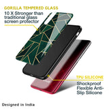 Abstract Green Glass Case For Vivo Y16