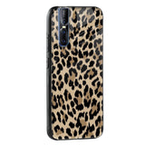 Leopard Seamless Glass Case For Vivo V21e