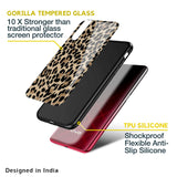 Leopard Seamless Glass Case For Vivo V21e