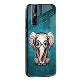 Adorable Baby Elephant Glass Case For Vivo Y16