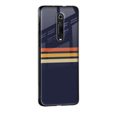 Tricolor Stripes Glass Case For Mi 11i