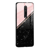 Marble Texture Pink Glass Case For Mi 11 Lite NE 5G