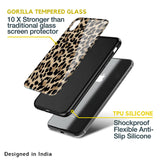 Leopard Seamless Glass Case For iPhone XS Max