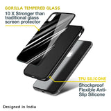 Black & Grey Gradient Glass Case For iPhone X