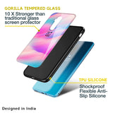 Colorful Waves Glass case for OnePlus 9R