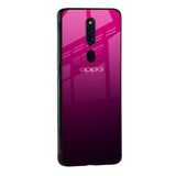 Purple Ombre Pattern Glass Case for OPPO A77s