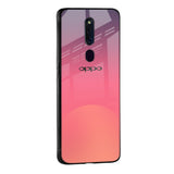 Sunset Orange Glass Case for Oppo F19