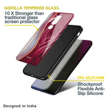 Crimson Ruby Glass Case for Oppo Reno8 Pro 5G