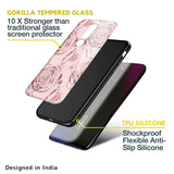 Shimmer Roses Glass case for Oppo F21s Pro